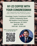 April 2026 Onondaga Constituent Coffee