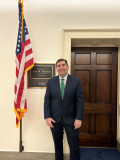 Representative John W. Mannion at his office in Washington, D.C.