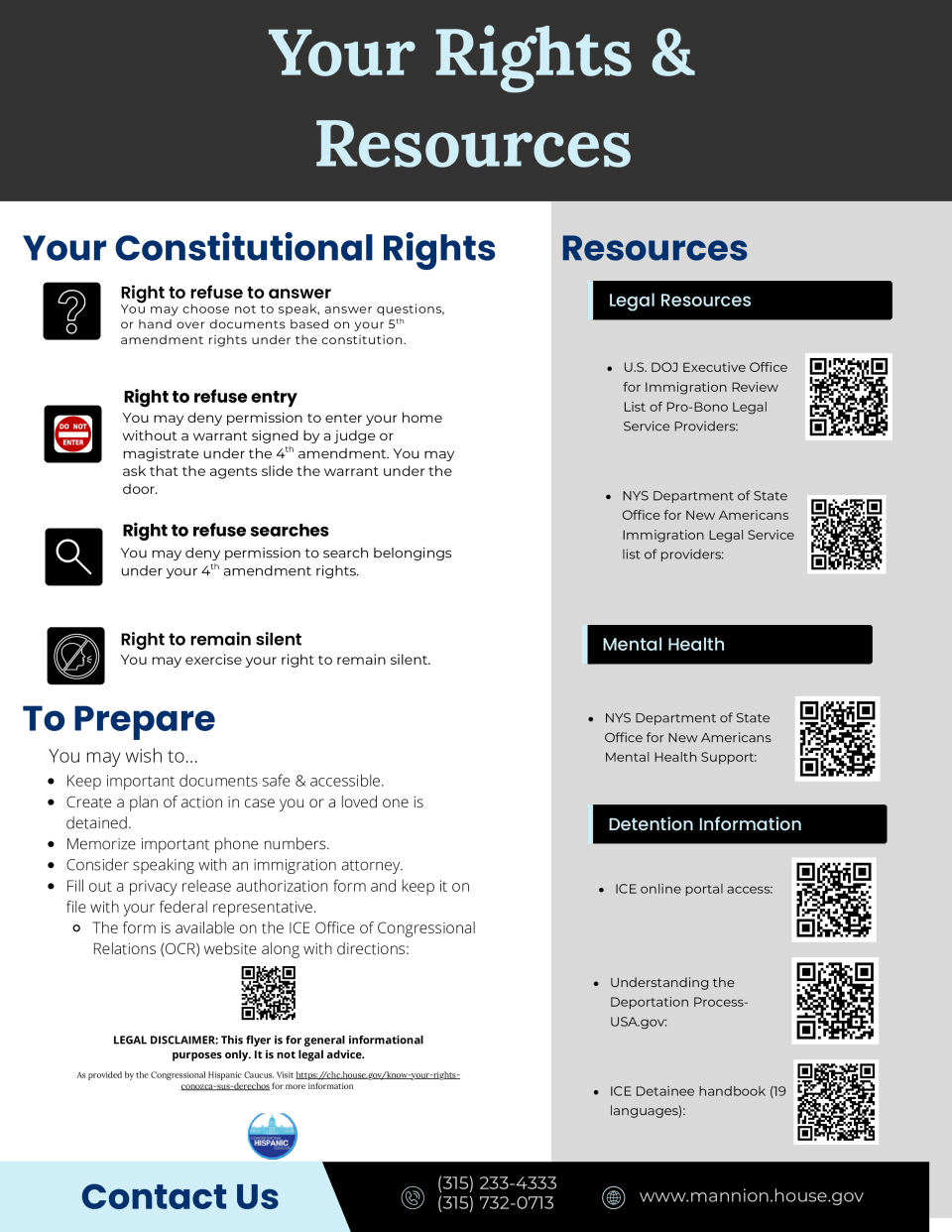 Mannion Know Your Rights